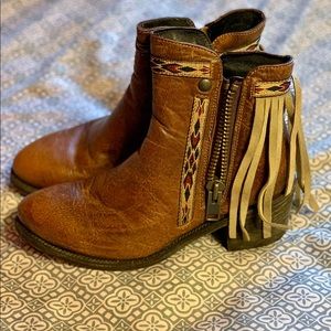 Corral Fringe Booties